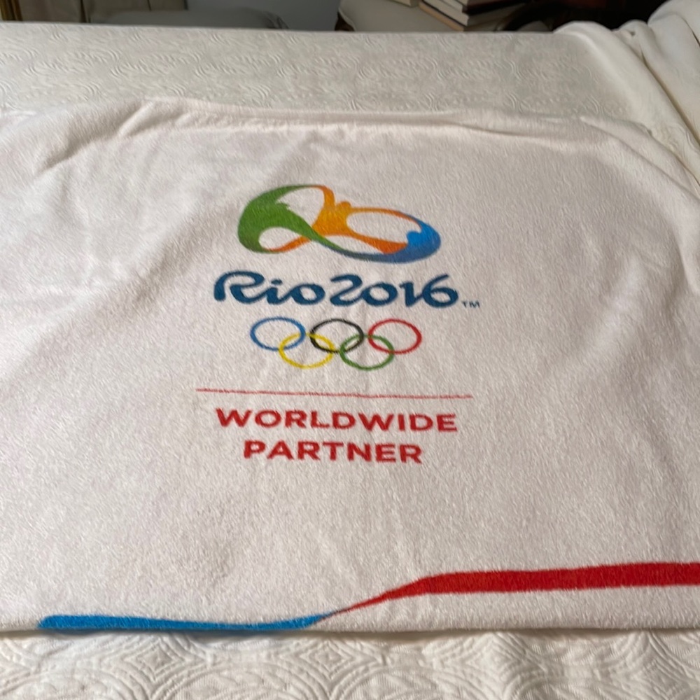Coca-Cola Olympic beach towel